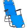 Tumbona plegable con respaldo reclinable para playa o jardín
