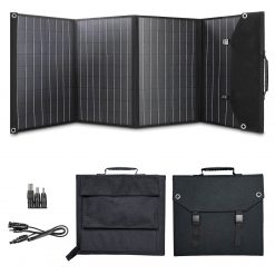 Panel solar monocristalino plegable 100W 12/18V 5,5A DC 40x168cm