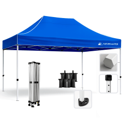 Carpa Plegable 3x4,5m Naturcamper GARDEN Impermeable y resistente a rayos UV, para terraza, jardín o eventos