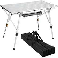Mesa Plegable Altura Regulable 89,9x53 cm