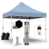 Carpa Plegable Aluminio 3x3m Naturcamper ALUPRO40 con barras o patas hexagonales