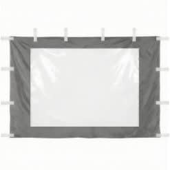 Lona Pared Ventana PVC 3x2m Carpa Plegable - Gris