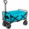 Carro Plegable Playa y Camping Kol Outdoor 150L Carga Máxima 100 Kg