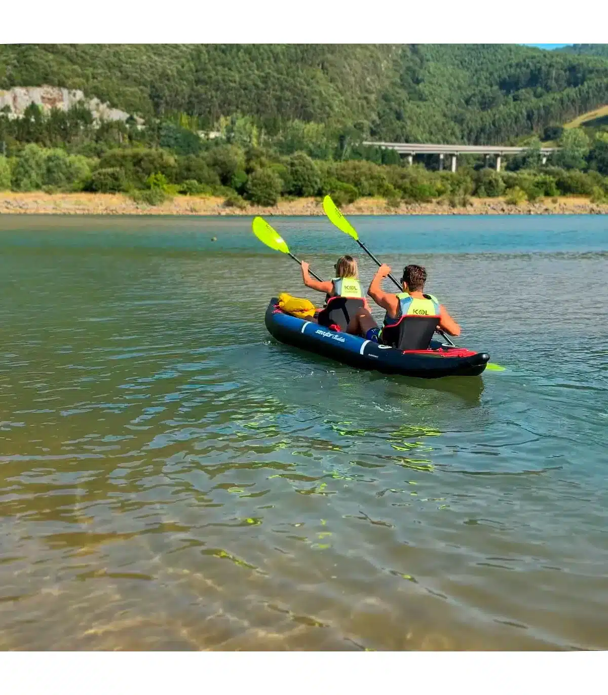 Kayak Doble Hinchable Sevylor Charleston con suelo de alta presión DropStitch - Imagen 16