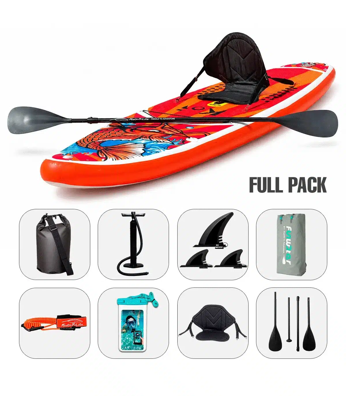 Paddle Surf Hinchable KOI 11'6" - Full Pack - Imagen 3