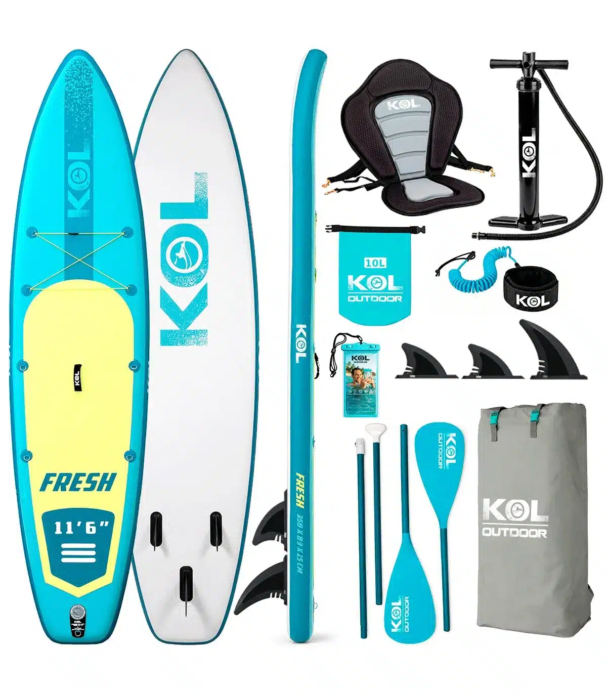 PADDLE SURF HINCHABLE KOL OUTDOOR FRESH 11' 6" - FULL PACK